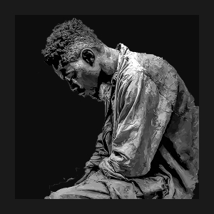 صورة رمزية تجسد معاناة اللاجئين